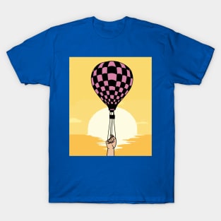 Retro Hot Air Balloons Balloon Ride T-Shirt